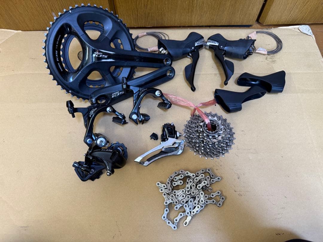 シマノ 105 5800 グループセット　デュラエース　新品ブラケットカバー