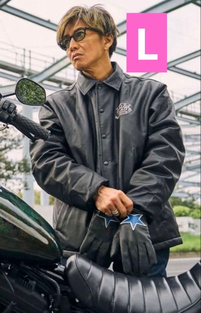 即完ROLLER FAKE LEATHER COACH JACKET