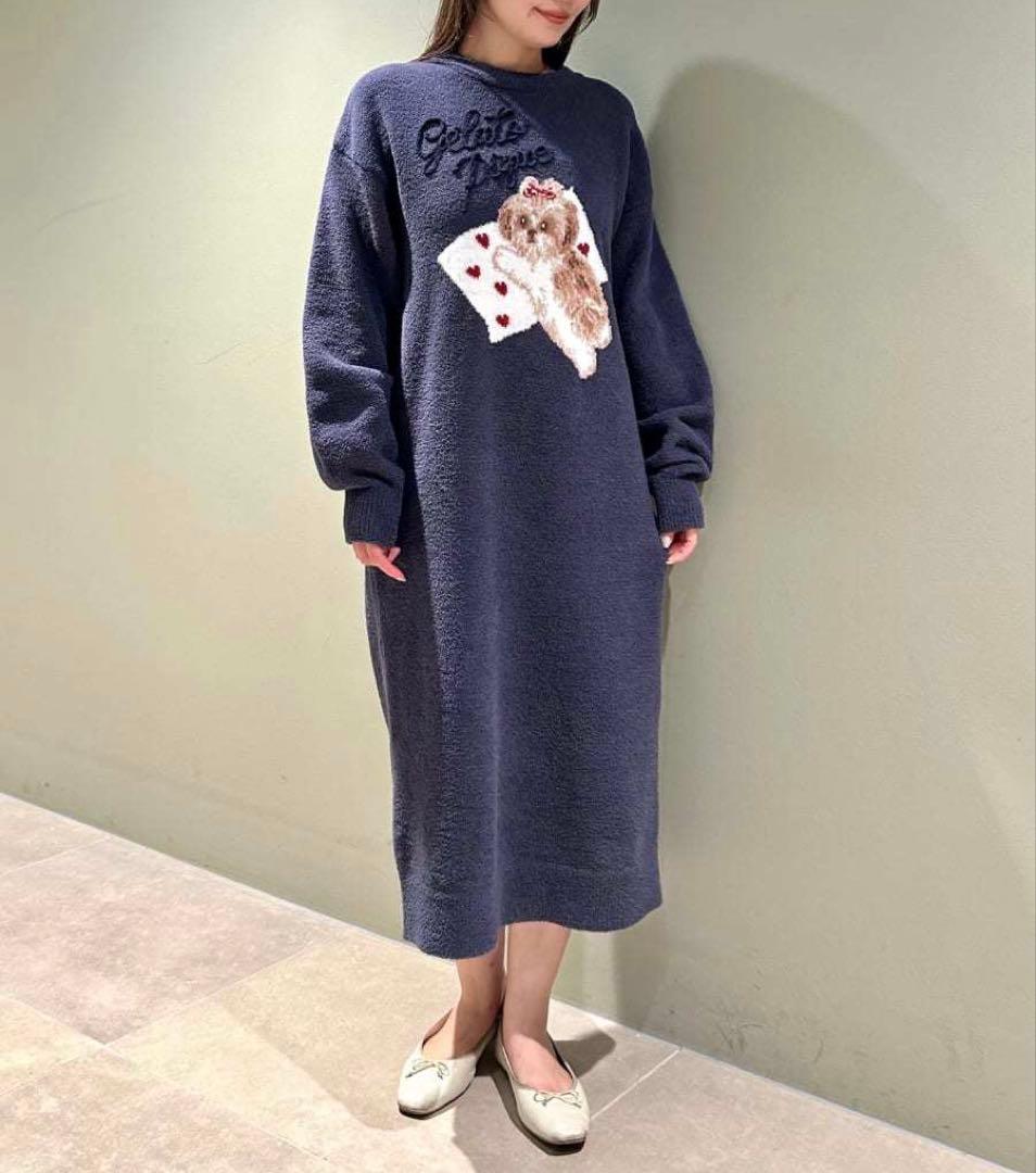 シーズー ジャガードワンピース 新品未使用 ジェラートピケ