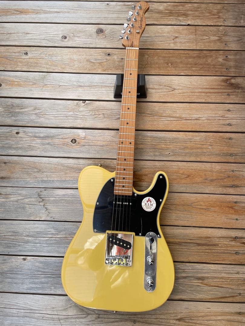 極美品 BACCHUS バッカス BTE-2-RSM/M BBD テレキャスター