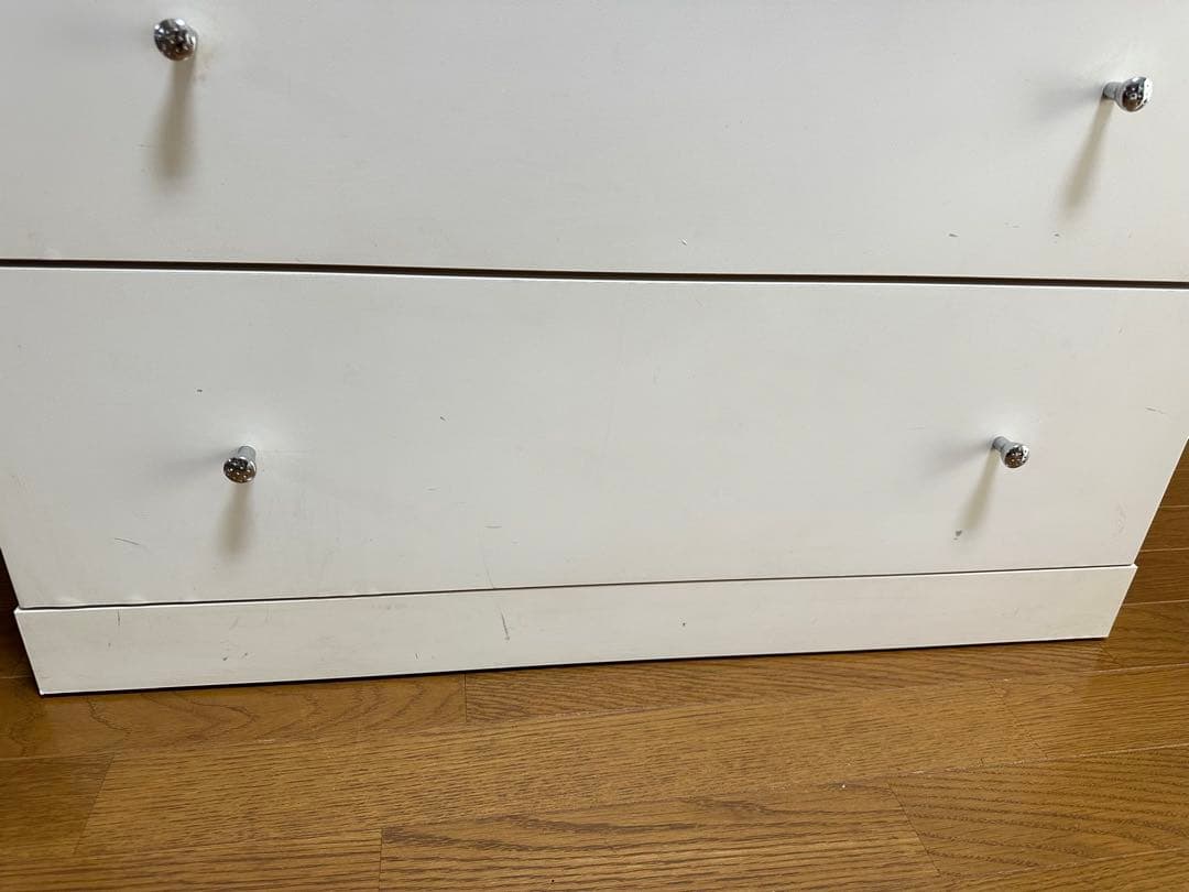 ホワイトチェスト 引き出し付き　タンス　直接引取り可能