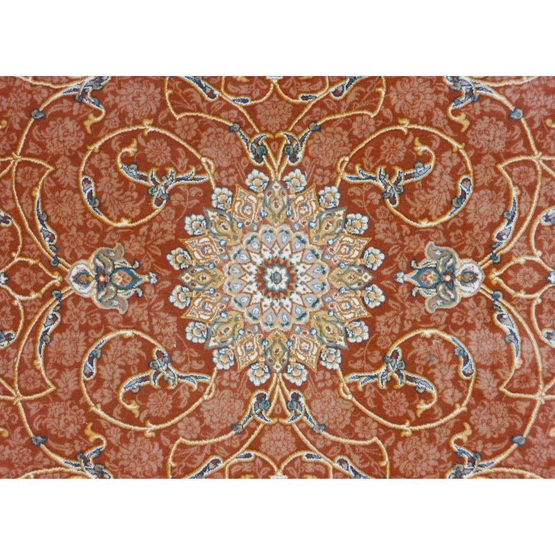 立体柄、144万ノット！本場イラン産 絨毯！ 150×225cm-200501