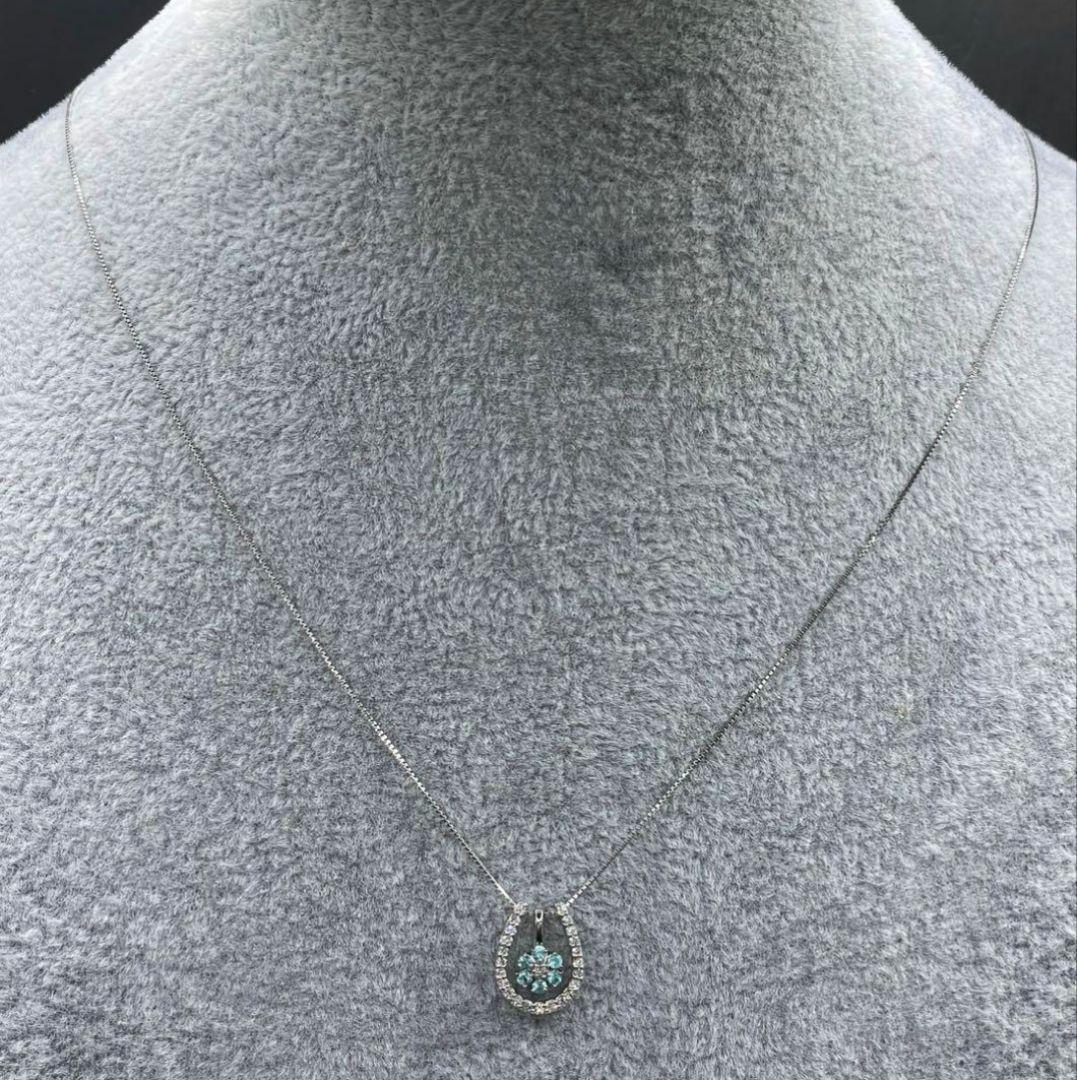 コスモパライバトルマリン0.1ct ダイヤ プラチナ ヘッドのみ、カード鑑