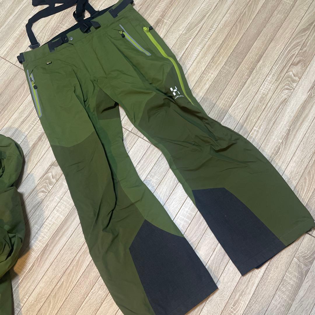 人気ホグロフス GORE-TEX上下セット　Lサイズ　スキー・スノーボードウエア