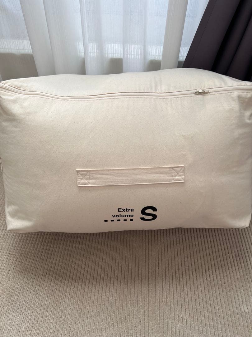 無印良品 グレー羽毛 掛け布団 シングル 150x210 羽毛布団①