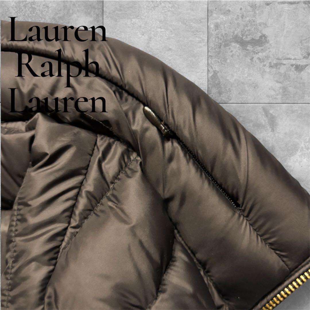 新品未使用 ローレンラルフローレン ダウンジャケット スタンドカラー ブラック