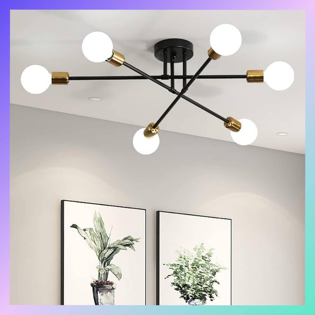 ☆6灯 シャンデリア シーリングライト ペンダント　北欧