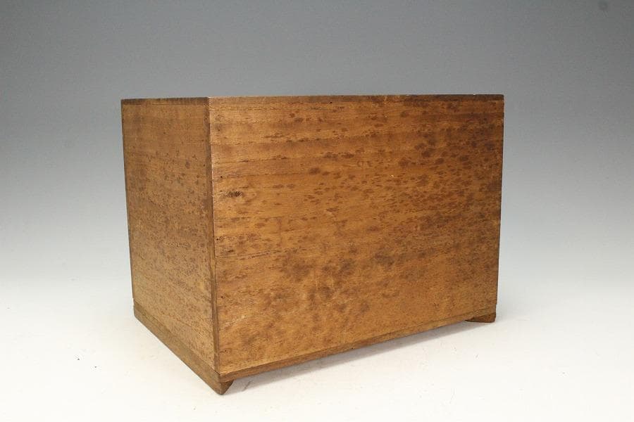 茶道具 南蛮 水指 時代 二重箱 旧家蔵出 送料無料(K-XA847)