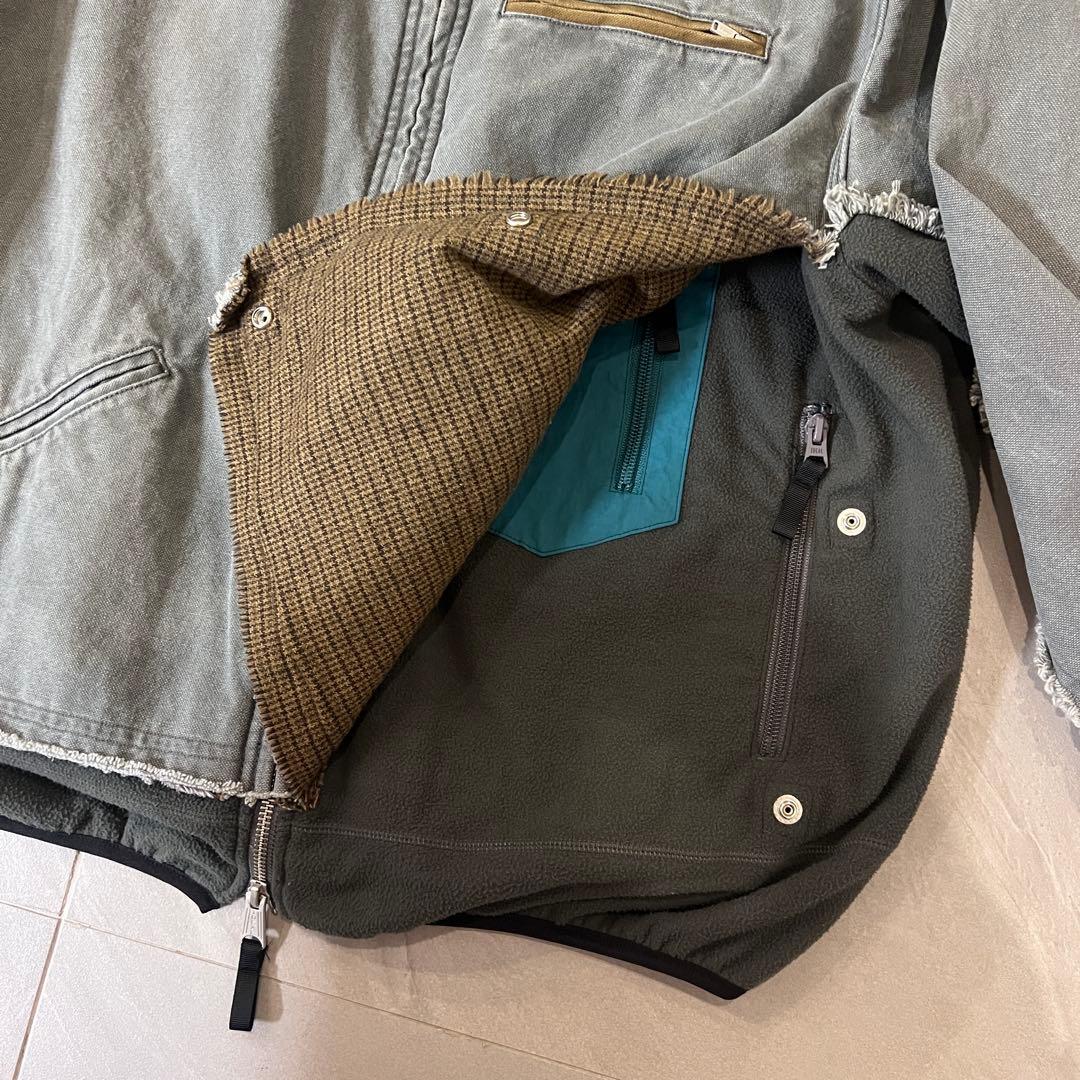 ジャケット・アウター YOKE Connected Duck&Fleece Work Jacket 2