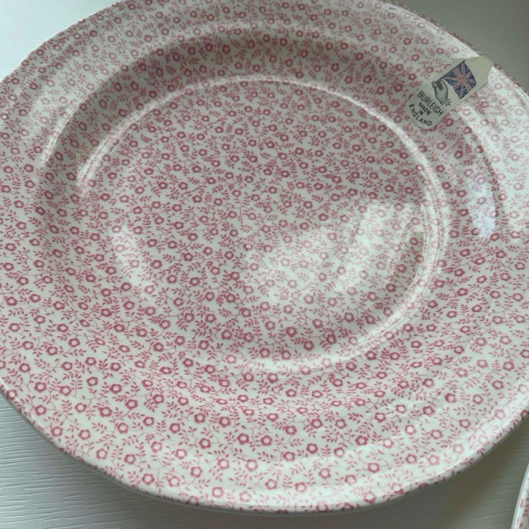 バーレイ プレート　バーレイ ピンクフェリシティ　プレート burleigh