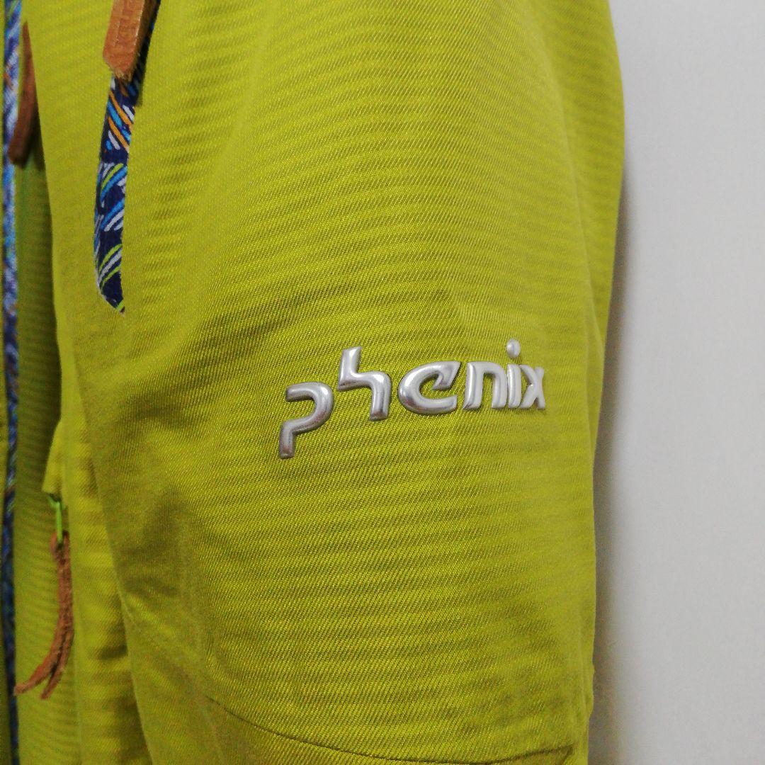 phenix スノボウェア ジャケット グリーン 黄緑色 ロゴ フェニックス