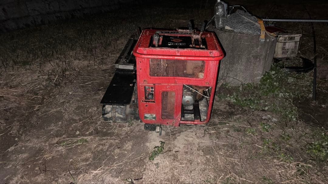 ヤンマー小型農機具 PK60 赤色 キャタピラ式