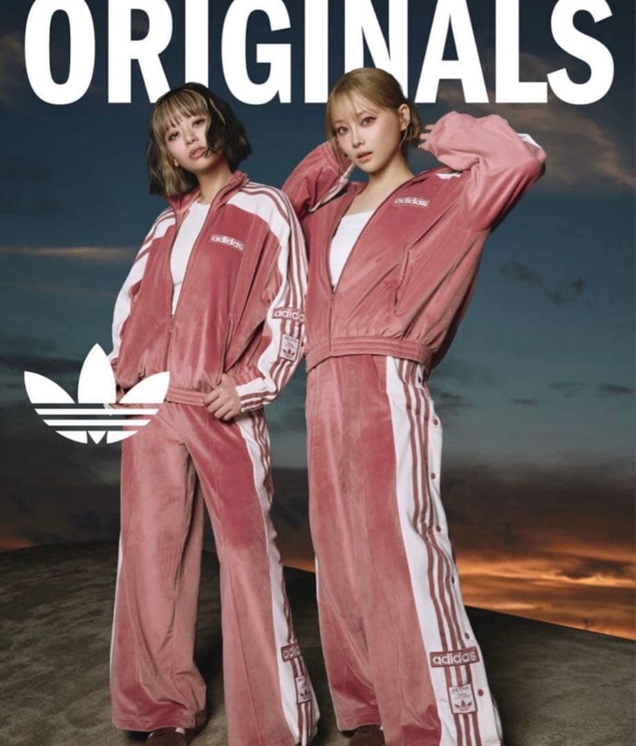 adidas Originals ピンク ボトムスのみ Sサイズ 即完売商品
