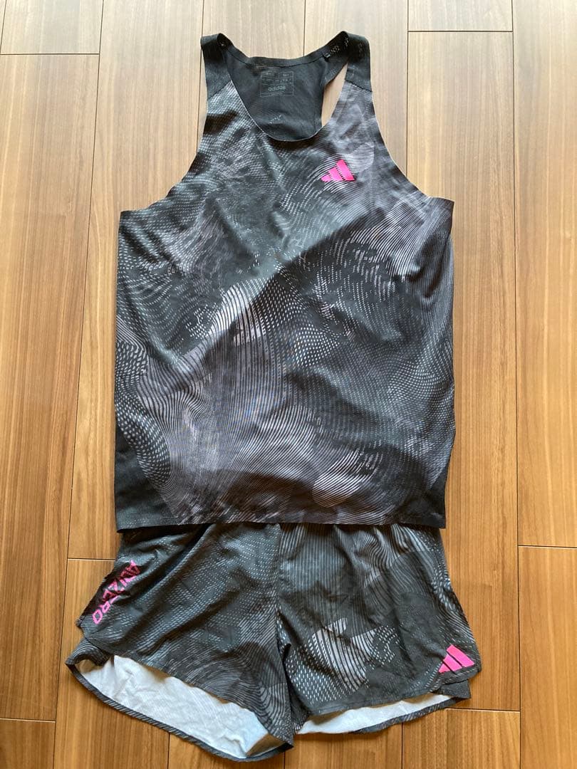 アディゼロ　マラソン　ランニング　ウェア　セット　Mサイズ