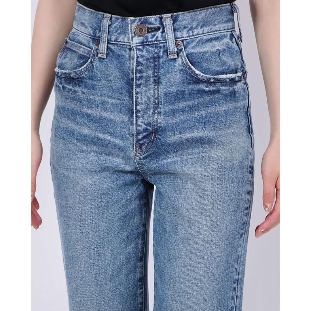【美品】MOUSSY MVS FLARE エムブイエスフレア24インチデニム