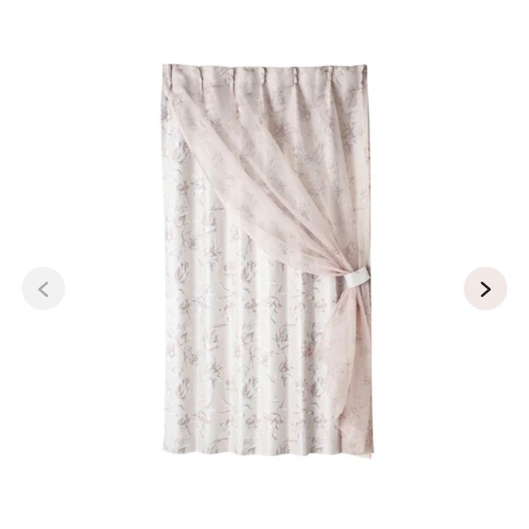 francfranc カーテン　1350×1000 2枚セット