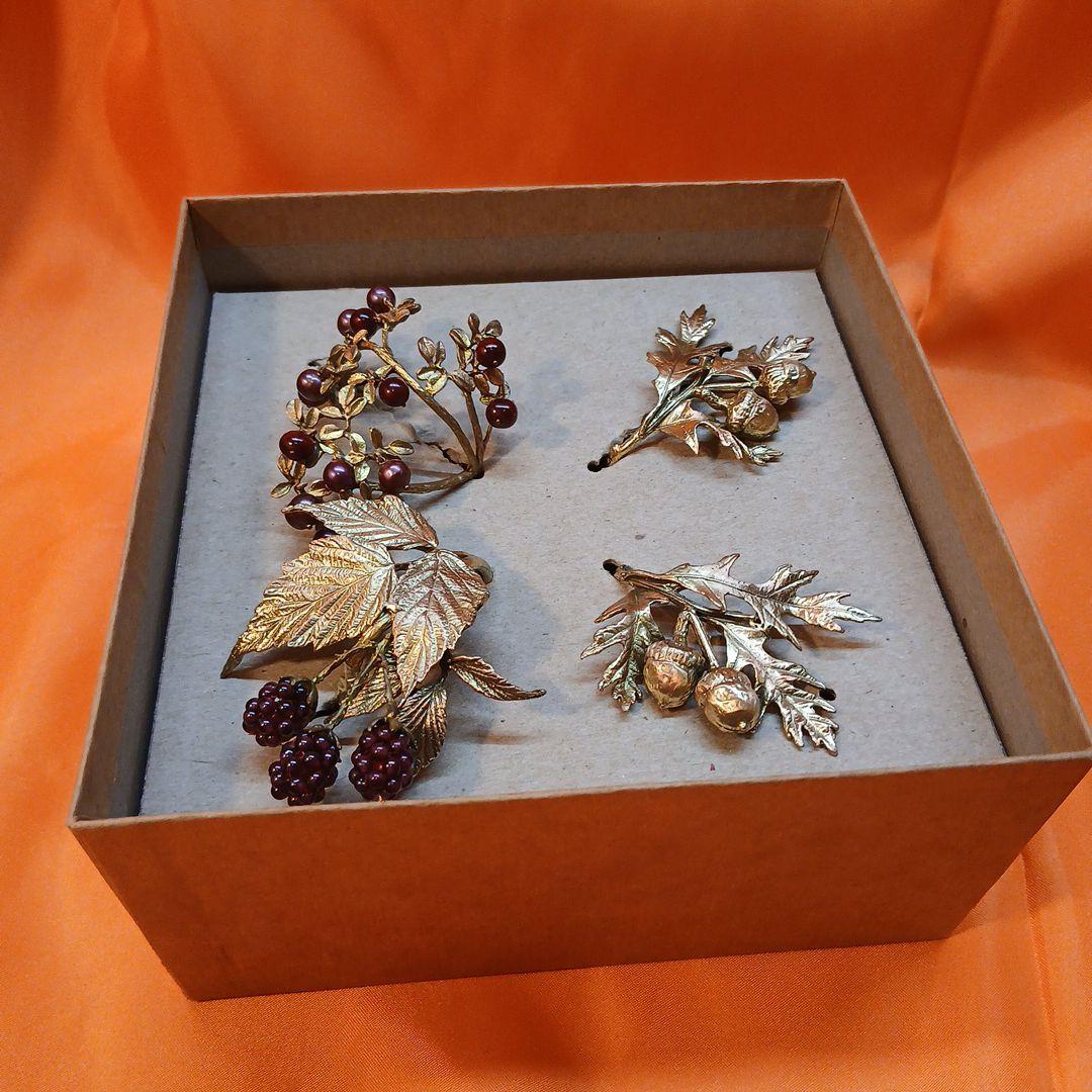 アトリエジュンコ　ナプキンリング　4個セット