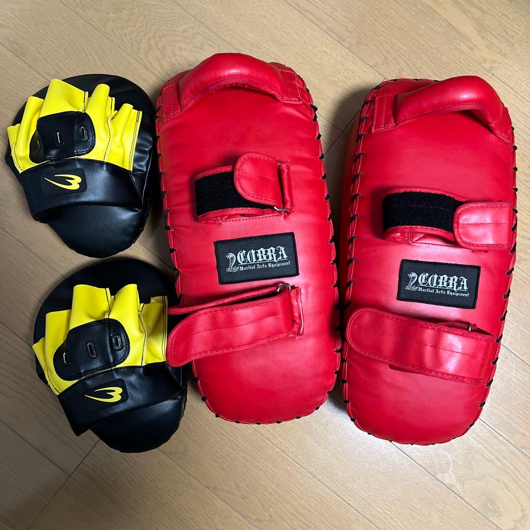 キックミット　パンチミットセット