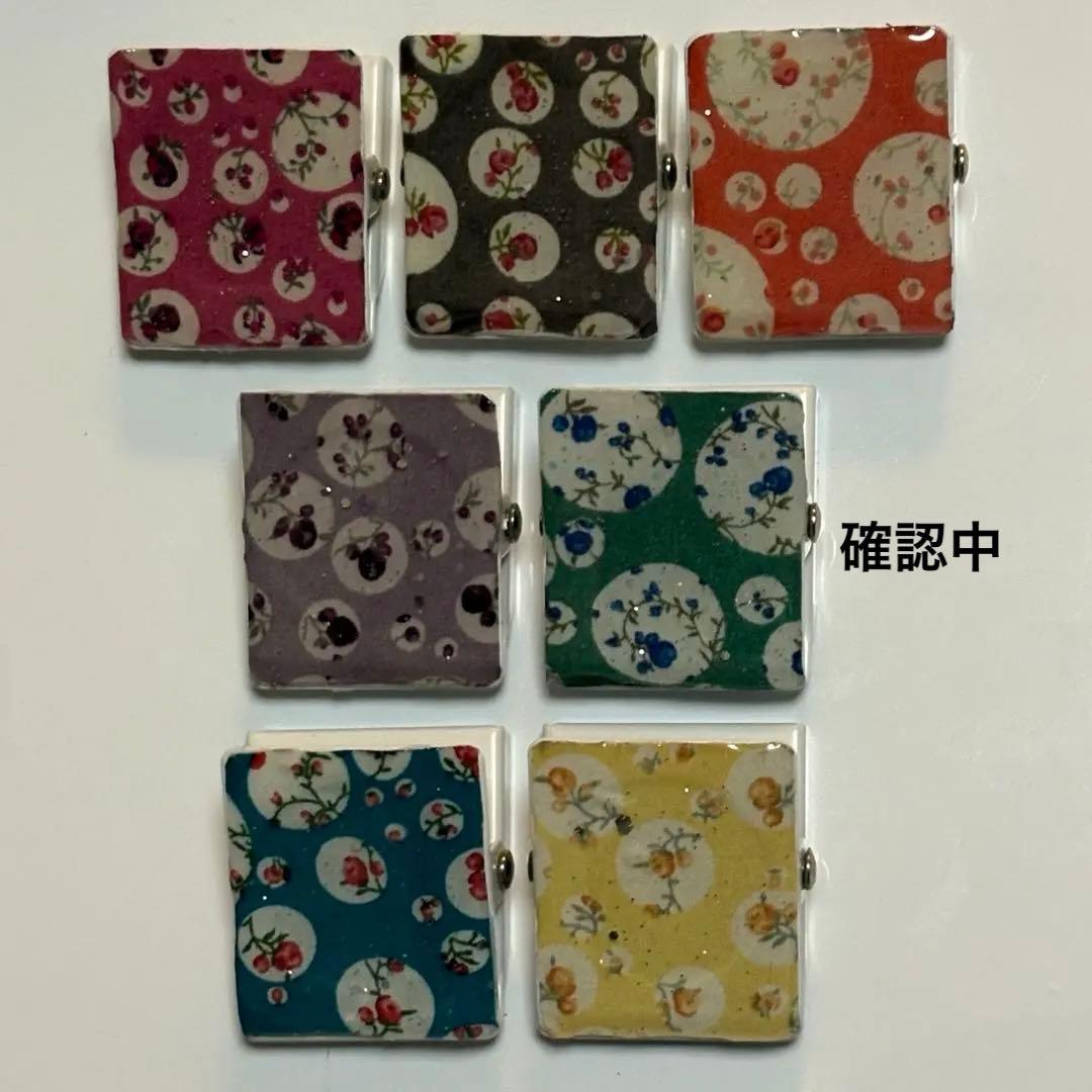 リバティ ハンドメイド クリップマグネット7個②