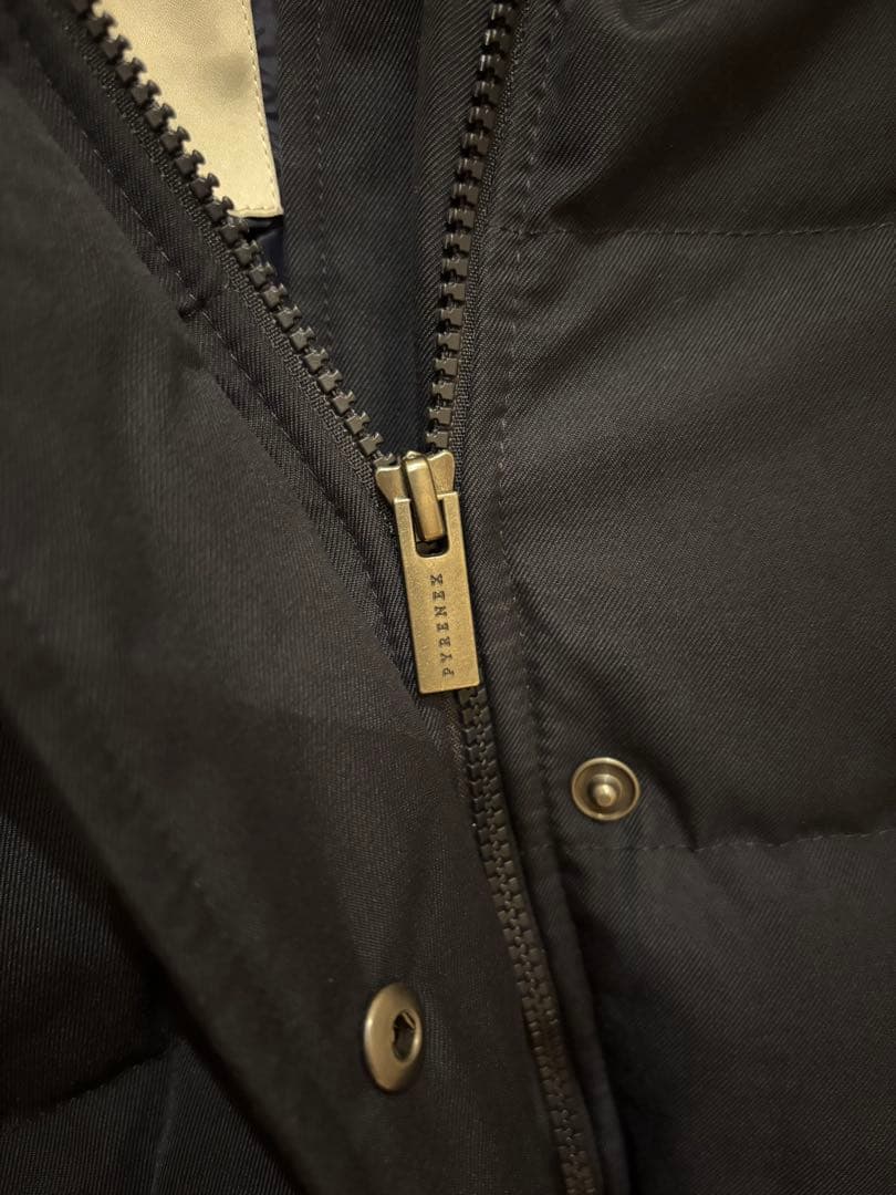 【美品】PYRENEX ネイビー ダウンジャケット JP 34