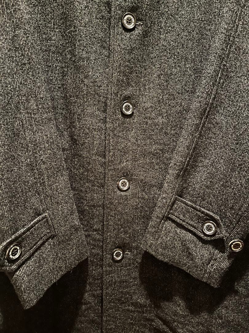 【DAIRIKU】 Rib Collar Tweed Raglan Coat