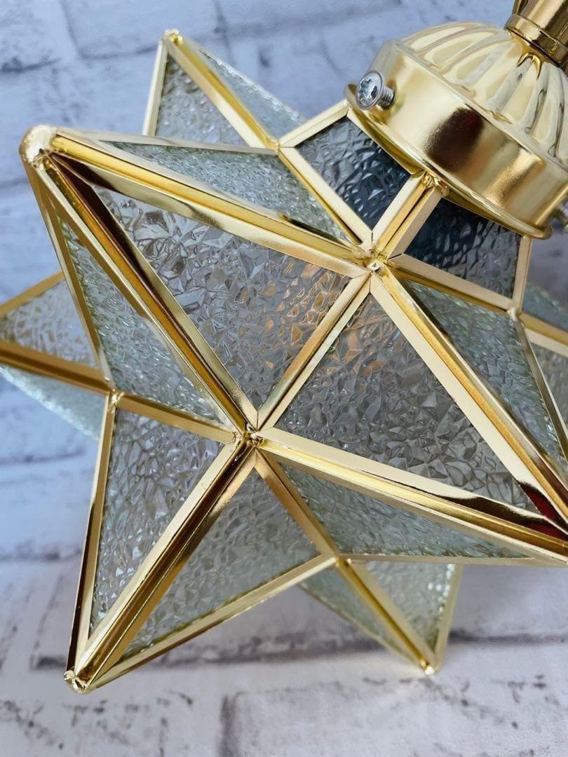 【お買い得】【2灯セット】ペンダントライト 照明 星形　照明器具 14