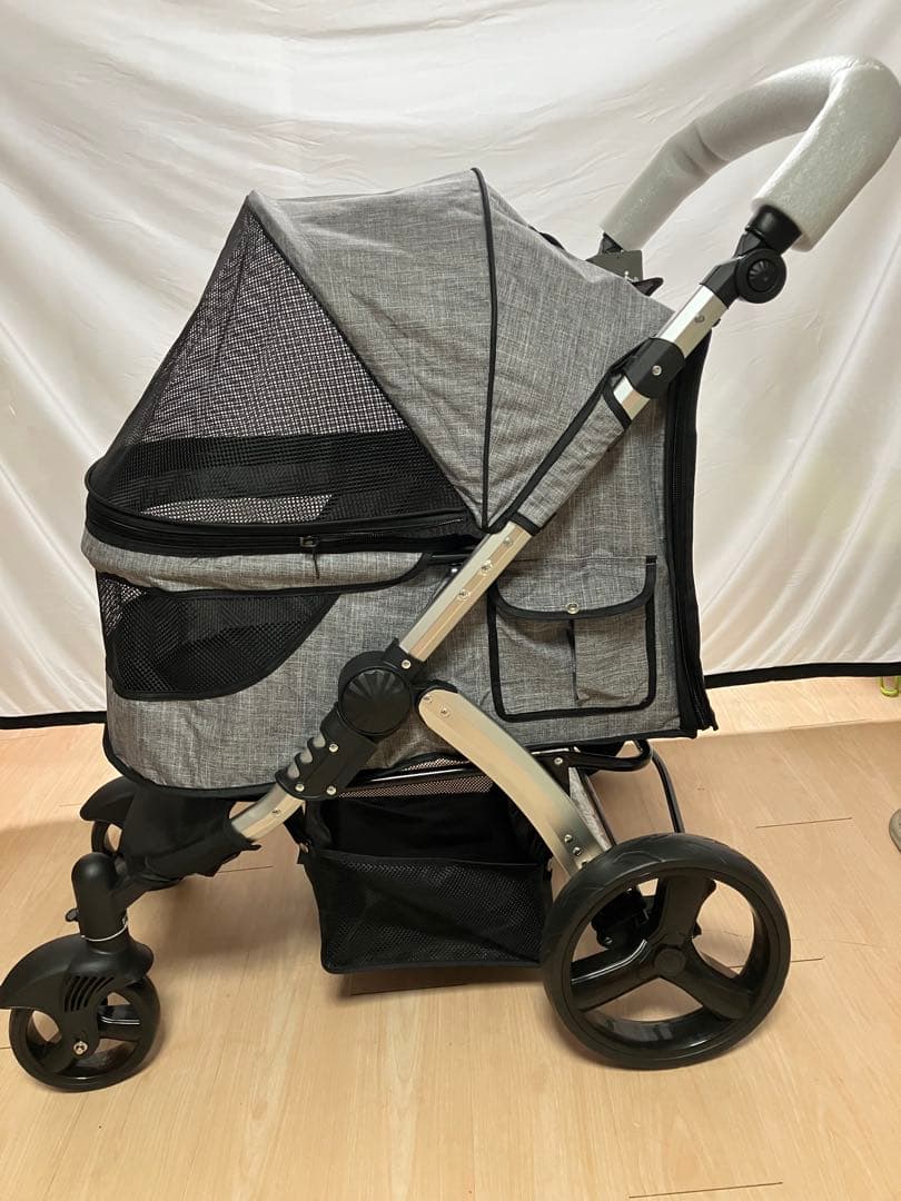 (週末大幅値下げ)ペットカート 犬 猫4輪大型ペットカート 大型犬お勧め