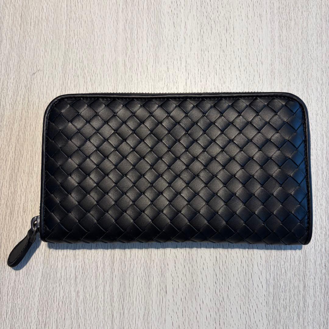 【未使用品】ボッテガ・ヴェネタ　BOTTEGA VENETA 長財布　ブラック
