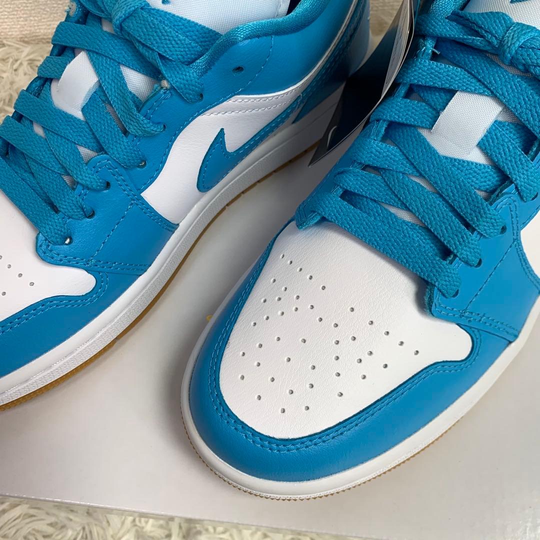 新品Nike Air Jordan 1 Low \"White/Blue\" 25