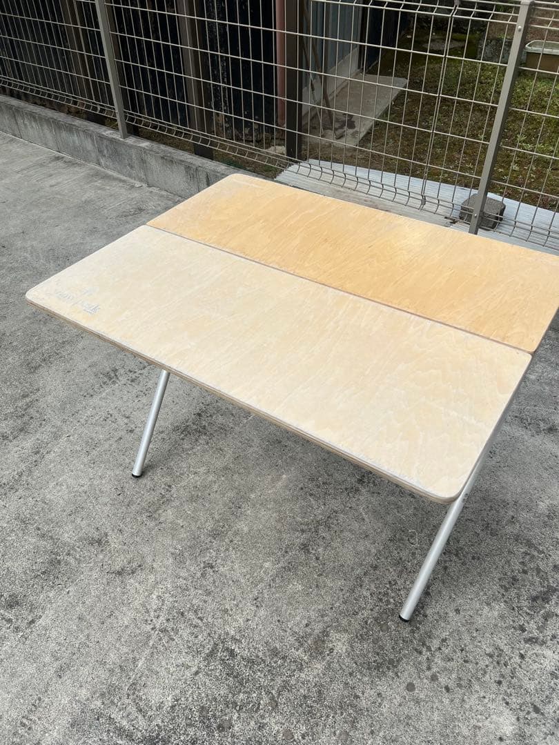 廃盤品　希少　スノーピーク　ワンアクションテーブル　シナベニア