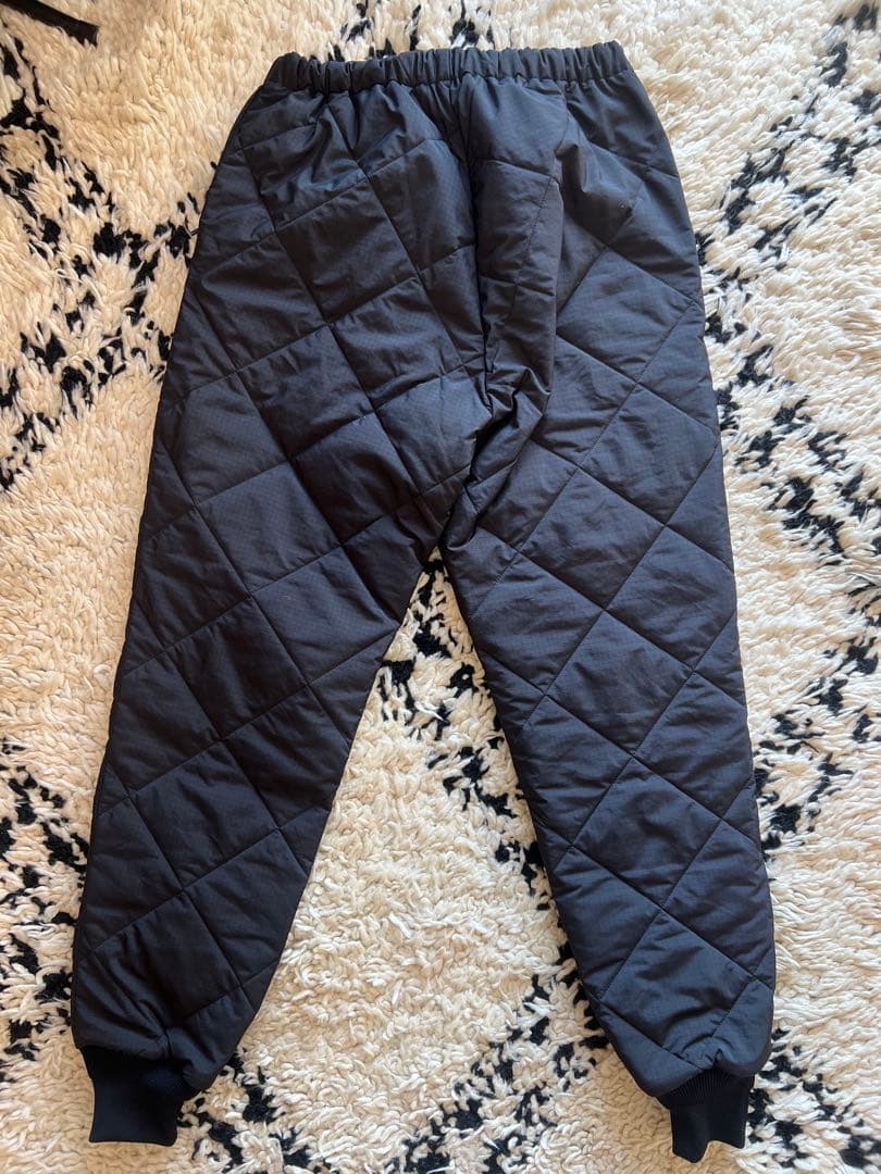 パンツ NEAT Rhombus Quilting Track Pants BLACK