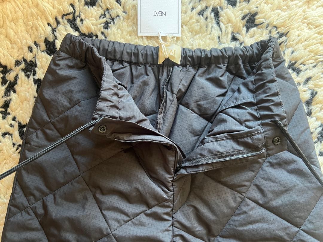 パンツ NEAT Rhombus Quilting Track Pants BLACK