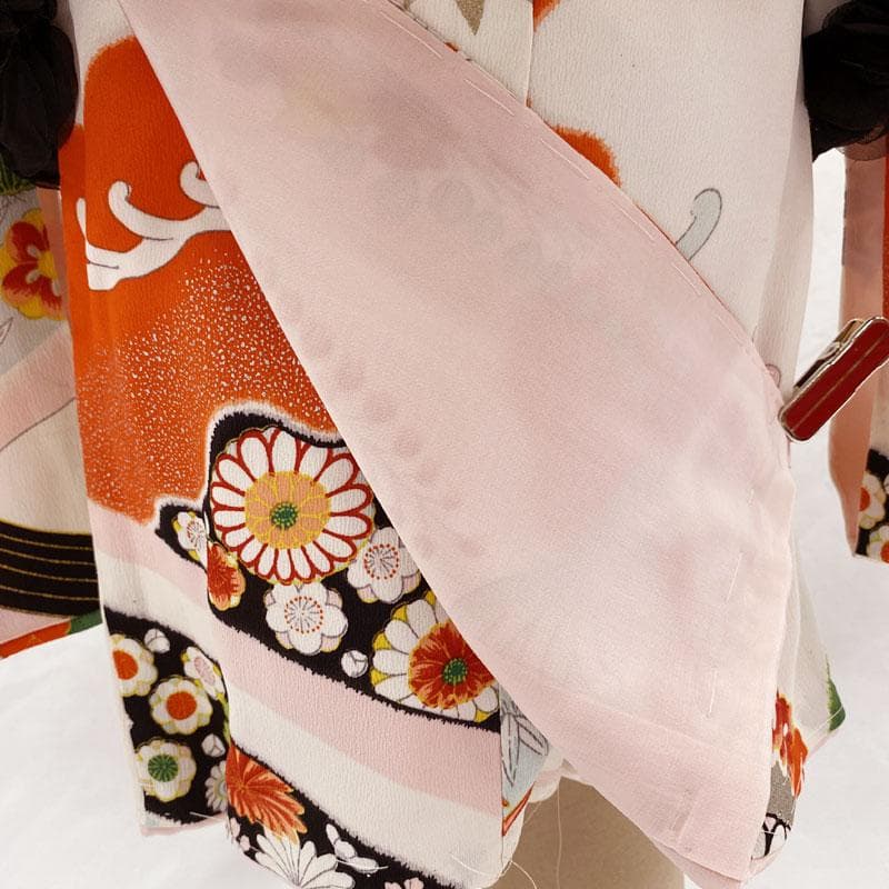 509ag8,601ax12◎七五三 三歳 女の子 アンティーク着物のみ◎