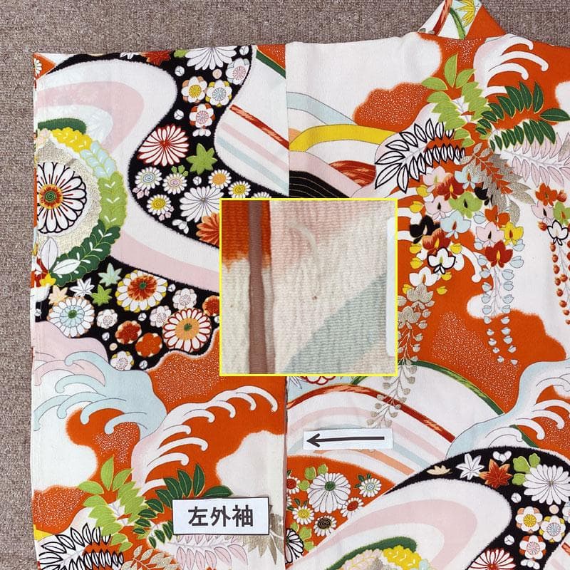 509ag8,601ax12◎七五三 三歳 女の子 アンティーク着物のみ◎