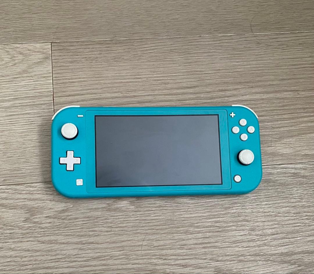 Nintendo Switch Lite ターコイズ 本体と充電器、カバー付き