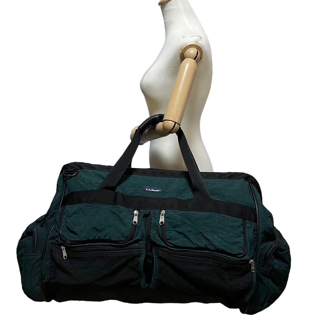 L.L.Bean 90s ボストンバッグ ビンテージ グリーン USA製
