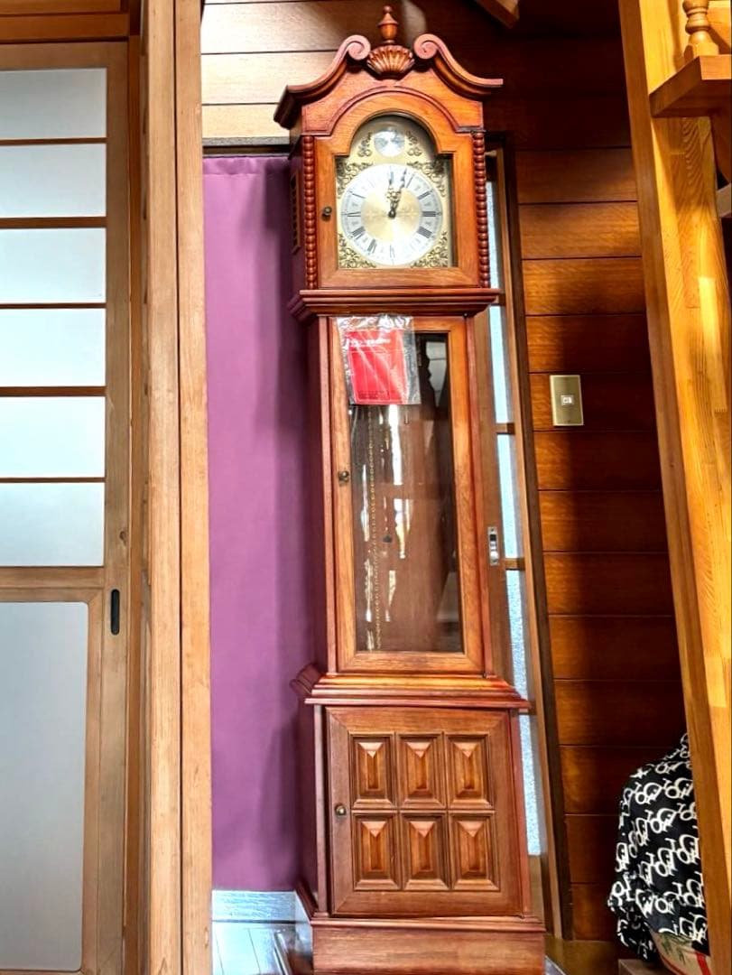 SEIKO ホールクロック 重錘式 振り子時計 稼働品 説明書付 周年記念品