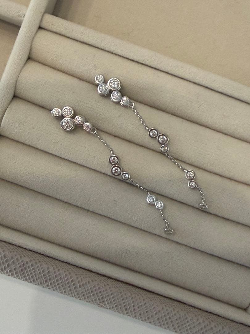 N*A様 TASAKI ダイヤモンドピアス　WG650