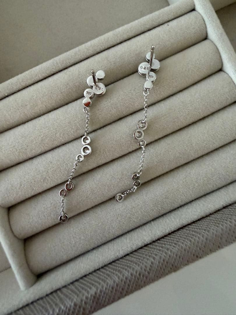 N*A様 TASAKI ダイヤモンドピアス　WG650