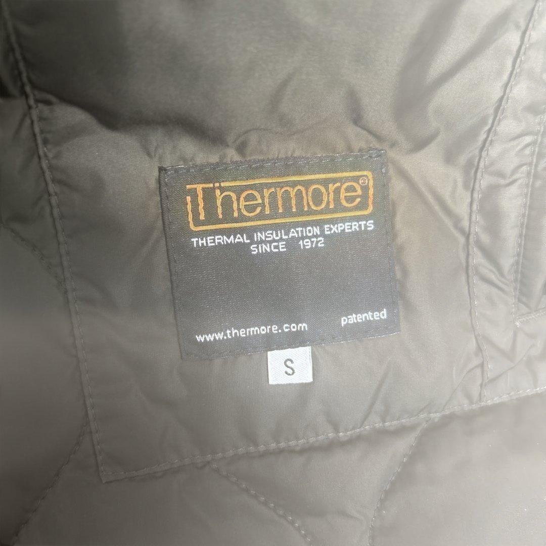 【美品】アスペジ　ライナー付き　ステンカラーコート　カーキ　ロング　M程度