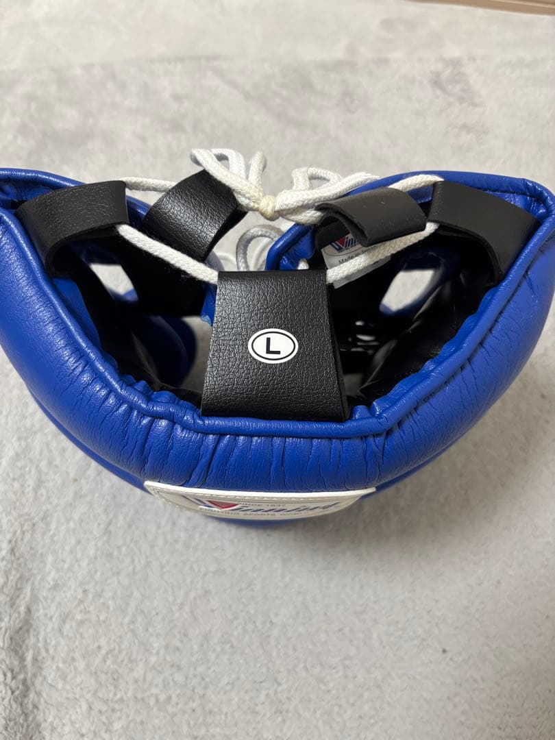 【ほぼ未使用】Winning ヘッドギア Lサイズ 青 フルフェイス