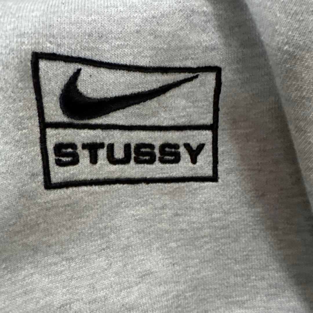 Nike Stussy コラボパーカー XS グレー