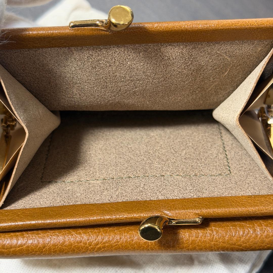 【新品未使用】イルビゾンテ 二つ折り がま口 財布 オリーブ