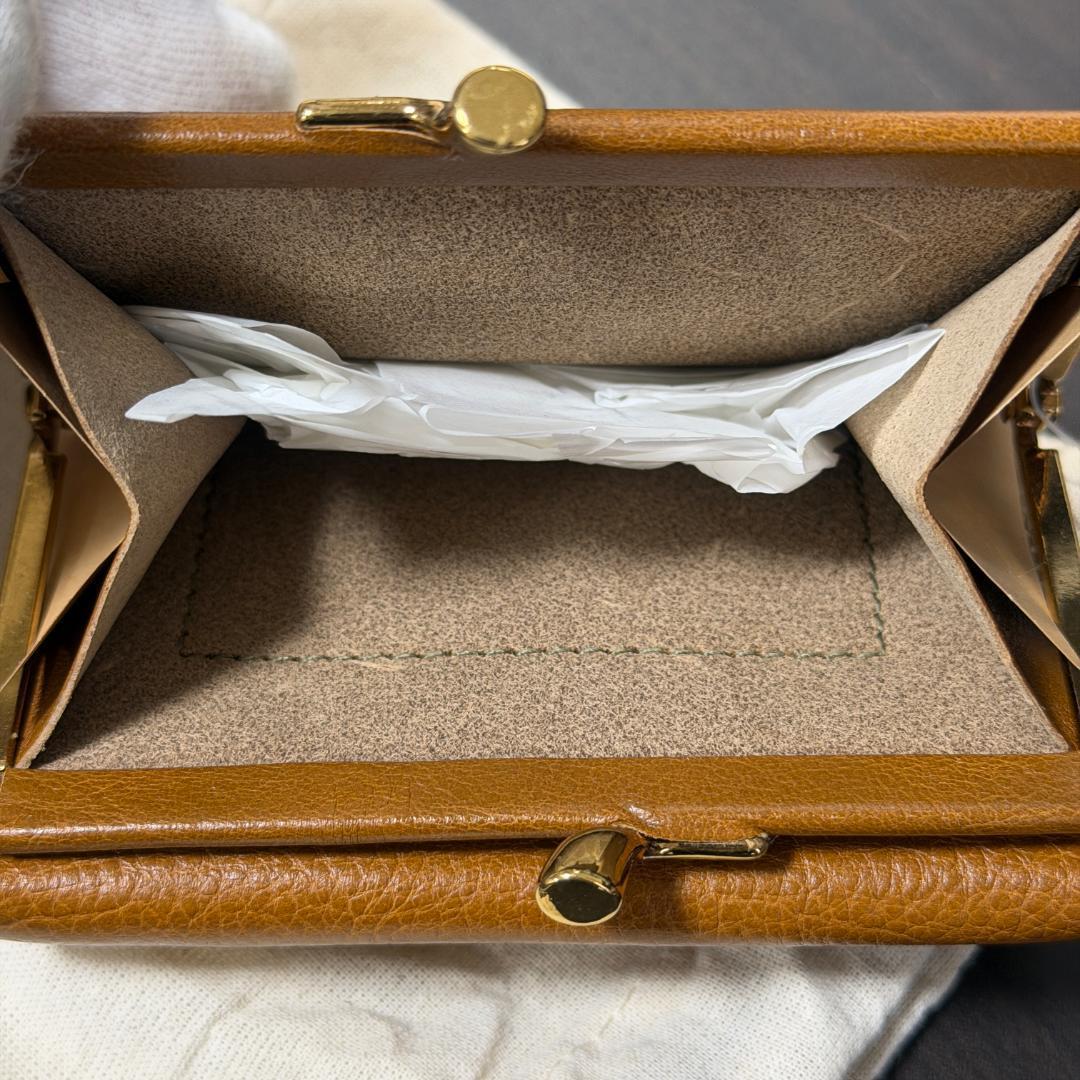 【新品未使用】イルビゾンテ 二つ折り がま口 財布 オリーブ