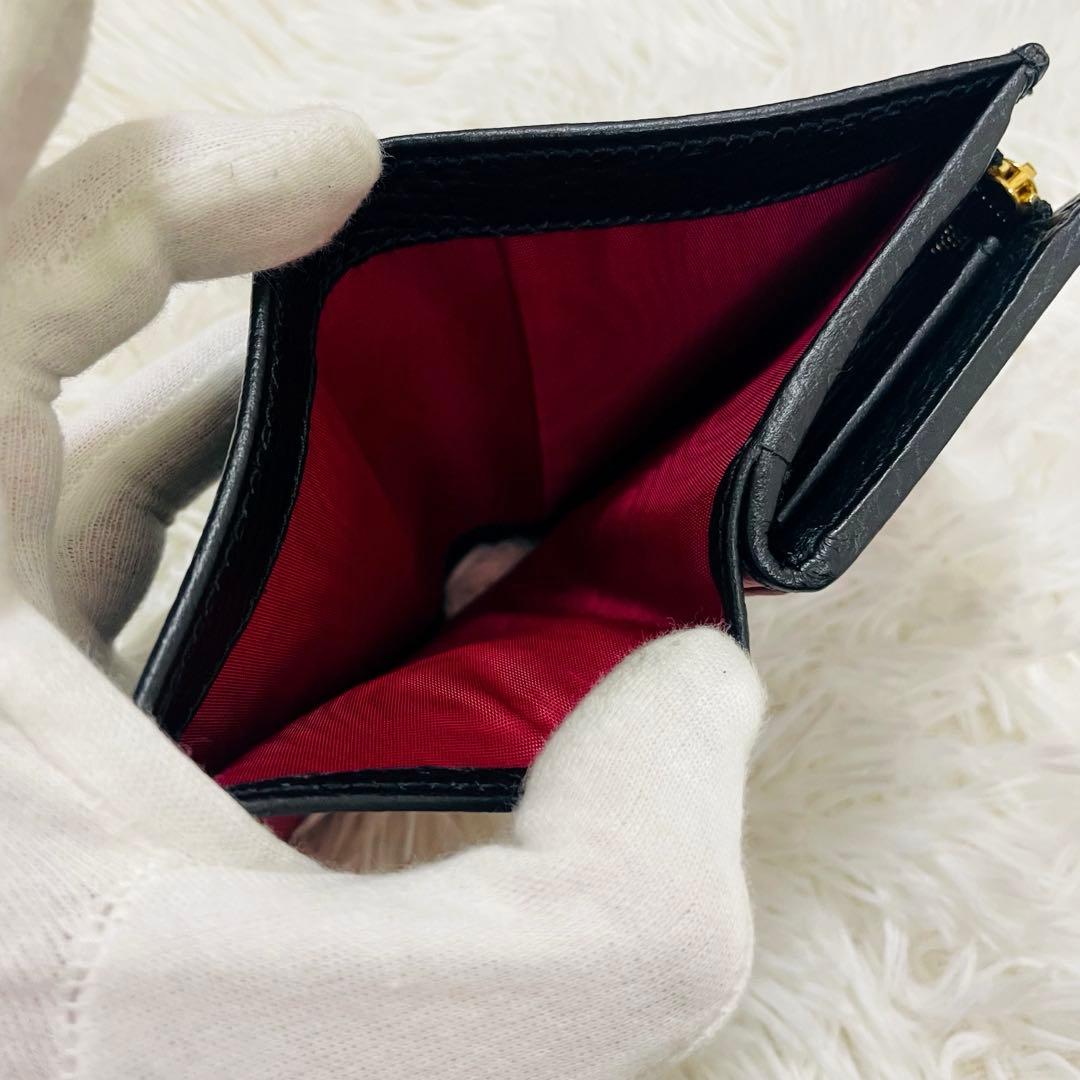 極美✨付属完備✨GUCCI 二つ折り GGマーモント バイカラー 日本限定
