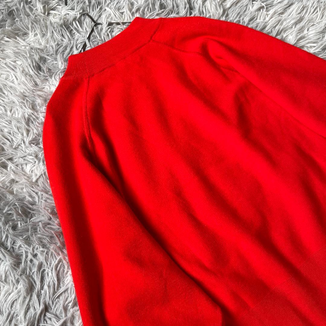 専用 未使用級 CABaN コットンカシミヤ ハイネック ニット ラグラン 発色