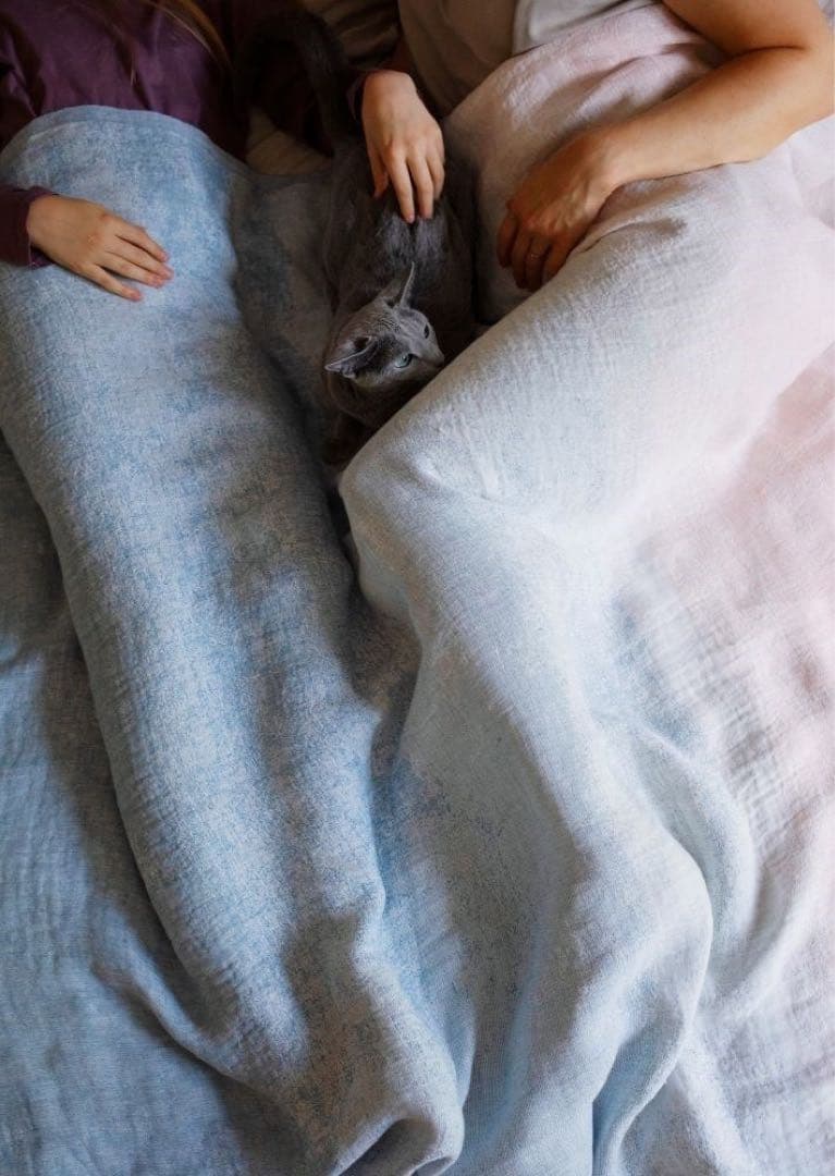 ラプアンカンクリ SAARI サーリ リネンブランケット