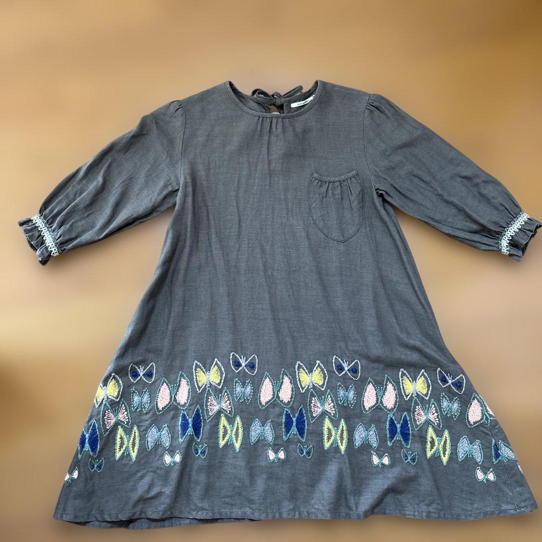 ミナペルホネン スカイフラワー　ワンピース