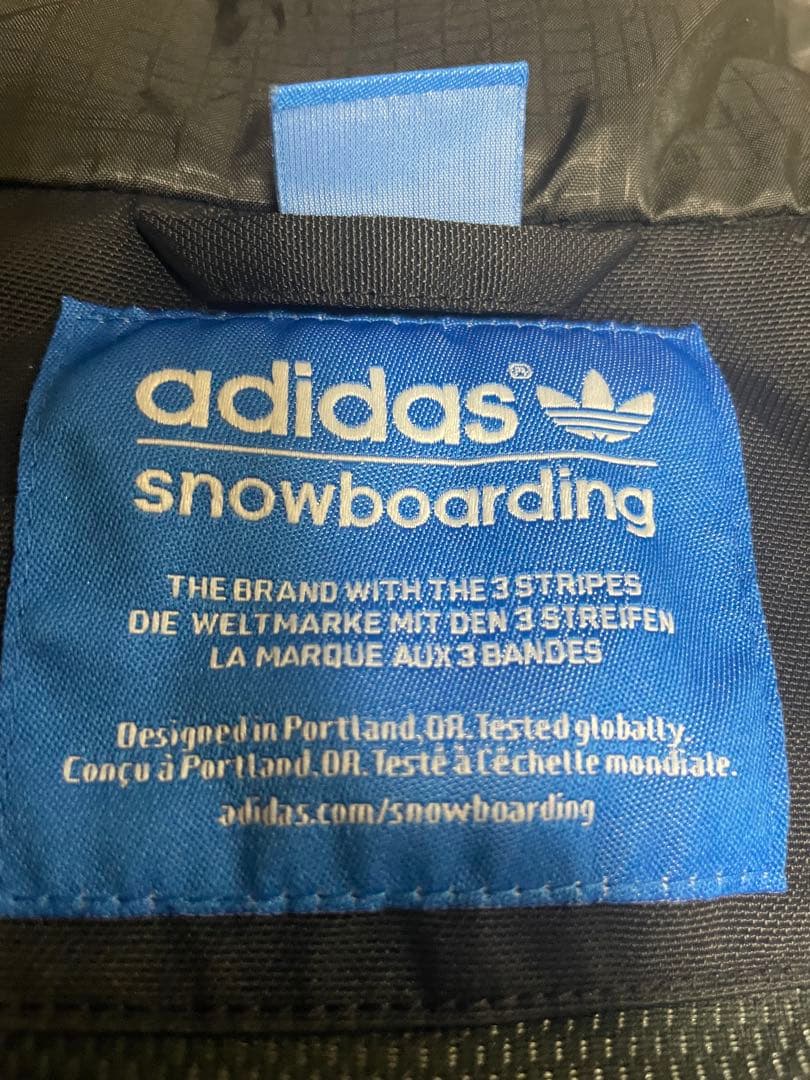 アディダスオリジナルス スノーボードウエア つなぎ 黒×白 ファイヤーバード