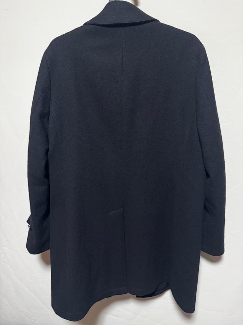 サヴィルロウ プレミアムステンカラーコート カシミヤ混 サイズM 新品 ブラック